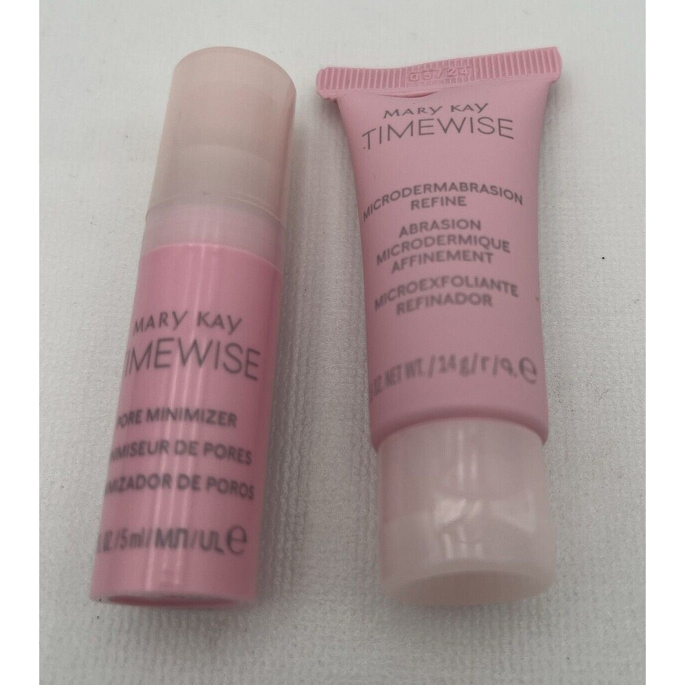 MARY KAY MICRODERMABRASION PLUS SET DELUXE MINI - REFINE, PORE MINIMIZER. 1 SET
